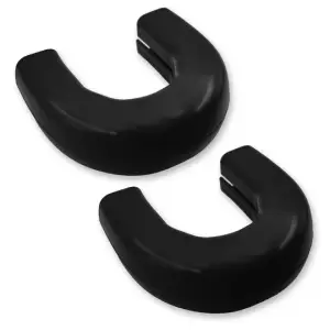 264004GMHDBK | Recon Black Tow Hook Covers 2-Piece Set of Silicone Covers (2020-2025 Sierra 2500HD, 3500 HD)