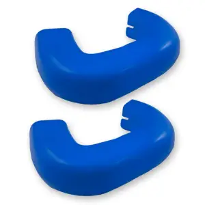 264004GMLDBL | Recon Blue Tow Hook Covers 2-Piece Set of Silicone Covers (2020-2025 Sierra 1500)