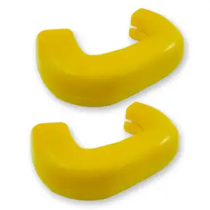264004GMLDYL | Recon Yellow Tow Hook Covers 2-Piece Set of Silicone Covers (2020-2025 Sierra 1500)