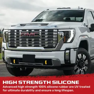 Recon Truck Accessories - 264004GMLDYL | Recon Yellow Tow Hook Covers 2-Piece Set of Silicone Covers (2020-2025 Sierra 1500) - Image 8