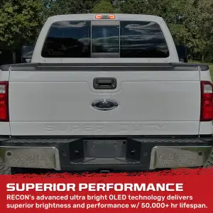 Recon Truck Accessories - 264116CL | Recon Ultra Bright LED 3rd Brake Light Kit Clear Lens(1999-2016 F250, F350 Super Duty | 1995-2003 Ranger, 2001-2005 Sport Trac) - Image 7