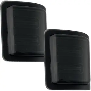 Recon Truck Accessories - 264140BKS | RECON Side Mirror Lenses (2-Piece Set) Ultra High Power Amber Running Lights & Scanning Amber Turn Signals Smoked Lens (2008-2016 F250, F350 Super Duty) - Image 2