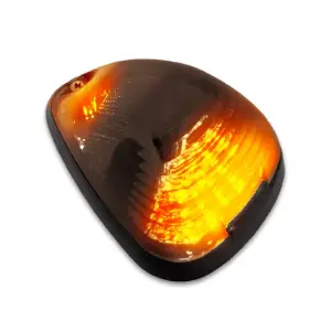 Recon Truck Accessories - 264143BKHPAM | Recon 5-Piece Smoked Cab Roof Light Kit 2-Way Front & Rear Facing Ultra High-Power Amber LEDs Smoked Lens (1999-2016 F250, F350 Super Duty For Models That DID NOT Come With Factory Cab Lights) - Image 6