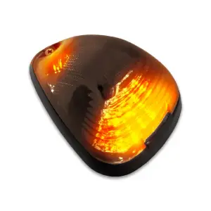 Recon Truck Accessories - 264143BKHPAMX | Recon 1-Piece Smoked Cab Roof Light Kit 2-Way Front & Rear Facing Ultra High-Power Amber LEDs Smoked Lens (1999-2016 F250, F350 Super Duty For Models That DID NOT Come With Factory Cab Lights) - Image 7