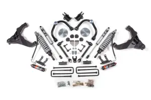 BDS1832FPE | BDS Suspension 3 Inch Lift Kit For Chevrolet Silverado / GMC Sierra  2500 HD / 3500 HD 4WD | Diesel, Fox 2.5 Coil-Over Conversion Performance Elite Series, Rear Lift Block No Block, Rear Fox 2.0 Performance Series Shock