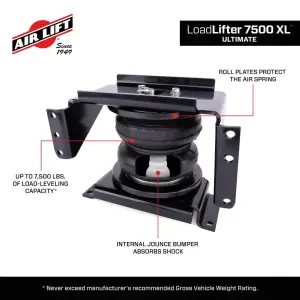 Air Lift Company - 57543 | Air Lift LoadLifter 7500 XL Ultimate Air Spring Kit For Chevrolet Silverado Or GMC Sierra 3500 HD 2WD/4WD - Image 7