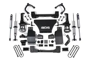 BDS1851FSR | BDS Suspension 4 Inch Lift Kit For Chevrolet Silverado Or GMC Sierra 1500 4WD | Gas, Rear Fox 2.0 Performance Series Shocks, Front Fox 2.0 Performance Series Shocks