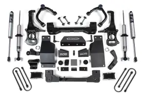 BDS1853FSR | BDS Suspension 4 Inch Lift Kit For Chevrolet Silverado Or GMC Sierra 1500 4WD | Rear Fox 2.0 Performance Series Shocks, Front Fox 2.0 Snap Ring Performance Series Shocks