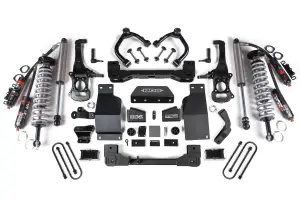 BDS1853PES | BDS Suspension 4 Inch Lift Kit For Chevrolet Silverado Or GMC Sierra 1500 4WD | Fox 2.5 Performance Elite Coil-Over, Rear Fox 2.5 Performance Elite Shocks