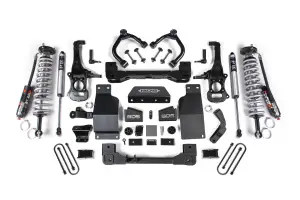 BDS1853PSS | BDS Suspension 4 Inch Lift Kit For Chevrolet Silverado Or GMC Sierra 1500 4WD | Fox 2.5 Performance Elite Coil-Over, Rear Fox 2.0 Performance Series Shocks
