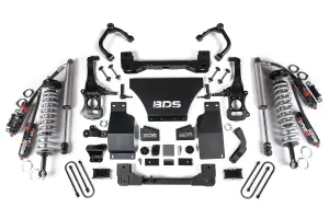 BDS1856PES | BDS Suspension 2.5 Inch Lift Kit For Chevrolet Silverado Or GMC Sierra 1500 4WD | Diesel, Fox 2.5 Performance Elite Coil-Over, Rear Fox 2.5 Performance Elite Shocks