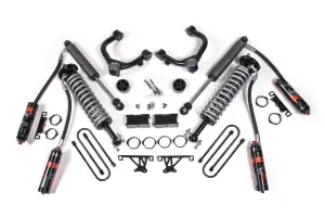 BDS1857PES | BDS Suspension 3.5 Inch Lift Kit For Chevrolet Silverado Or GMC Sierra 1500 4WD | Fox 2.5 Performance Elite Coil-Over, Rear Fox 2.5 Performance Elite Shocks
