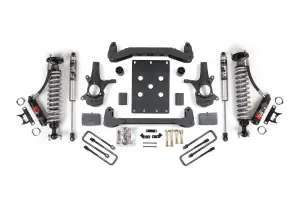 BDS186PSS | BDS Suspension 4 Inch Lift Kit For Chevrolet Silverado Or GMC Sierra 1500 4WD | Fox 2.5 Performance Elite Coil-Over, Rear Lift 3 Inch Block Kit, Fox 2.0 Performance Series Shocks