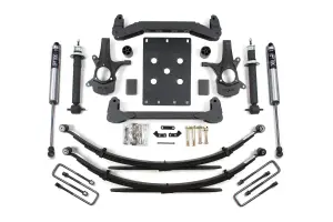 BDS187FS | BDS Suspension 4 Inch Lift Kit For Chevrolet Silverado Or GMC Sierra 1500 2WD | Rear Lift Leaf Springs, Fox 2.0 Performance Series Shocks