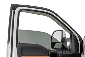 Rough Country - 931524 | Rough Country Side Window Deflectors Tape On Rain Guard For Ford F-150 / F-250 Super Duty / F-350 Super Duty - Image 3