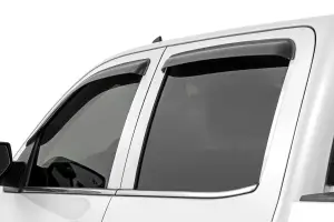Rough Country - 911418 | Rough Country Side Window Deflectors Tape On Rain Guard For Chevrolet Silverado / GMC Sierra 1500, 2500 HD & 3500 HD 2WD/4WD - Image 4