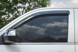 Rough Country - 911418 | Rough Country Side Window Deflectors Tape On Rain Guard For Chevrolet Silverado / GMC Sierra 1500, 2500 HD & 3500 HD 2WD/4WD - Image 6