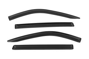 911924 | Rough Country Side Window Deflectors Tape On Rain Guard For Chevrolet Silverado / GMC Sierra 1500, 2500 HD & 3500 HD 2WD/4WD