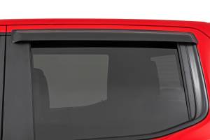 Rough Country - 911924 | Rough Country Side Window Deflectors Tape On Rain Guard For Chevrolet Silverado / GMC Sierra 1500, 2500 HD & 3500 HD 2WD/4WD - Image 4