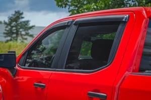 Rough Country - 911924 | Rough Country Side Window Deflectors Tape On Rain Guard For Chevrolet Silverado / GMC Sierra 1500, 2500 HD & 3500 HD 2WD/4WD - Image 9
