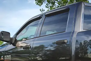 Rough Country - 942924 | Rough Country Side Window Deflectors Tape On Rain Guard For Ram 1500 / 1500 TRX / 3500 / 2500 - Image 4