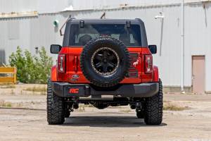 Rough Country - 79181218A | Rough Country 79 Series Wheel | One-Piece / Semi Gloss Black  With Bronze Ring / 18x9 / 5x5 / -12mm - Image 14