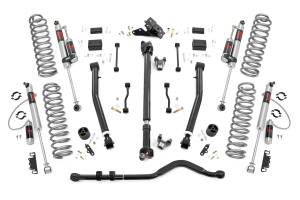 90944 | Rough Country 3.5 Inch Lift Kit For Jeep Wrangler JL 4WD | 2 Door, Rubicon, M1R Monotube Shocks