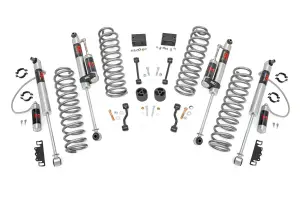 79744 | Rough Country 2.5 Inch Lift Kit For Jeep Wrangler Unlimited Rubicon 4WD | 4 Door, M1R Monotube