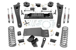38530 | Rough Country 5 Inch Lift Kit For Ram 2500 4WD | Premium Shocks