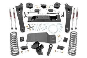 38540 | Rough Country 5 Inch Lift Kit For Ram 2500 4WD | M1 Monotube Shocks