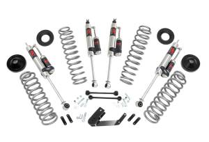 66944 | Rough Country 3.25 Inch Lift Kit For Jeep Wrangler Unlimited 2WD/4WD | M1R Monotube Shocks