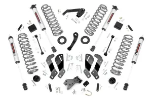 69344 | Rough Country 3.5 Inch Lift Kit For Jeep Wrangler JK 4WD | 2 Door, M1R Monotube Shocks