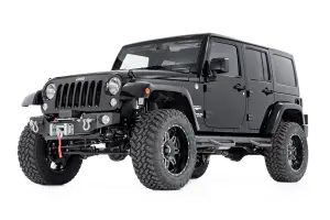 Rough Country - 69444 | Rough Country 3.5 Inch Lift Kit For Jeep Wrangler JK 2WD/4WD | 4 Door, M1R Monotube Shocks - Image 3