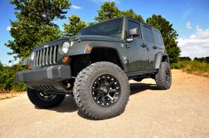 Rough Country - 69444 | Rough Country 3.5 Inch Lift Kit For Jeep Wrangler JK 2WD/4WD | 4 Door, M1R Monotube Shocks - Image 6