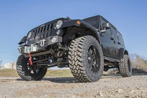 Rough Country - 69444 | Rough Country 3.5 Inch Lift Kit For Jeep Wrangler JK 2WD/4WD | 4 Door, M1R Monotube Shocks - Image 12