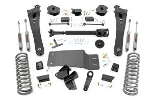 35230 | Rough Country 5 Inch Lift For Ram 3500 4WD | Diesel, 10 Bolt T-Case, Front Driveshaft