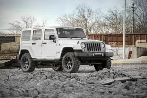 Rough Country - 67944 | Rough Country 2.5 Inch Lift Kit For Jeep Wrangler JK 2WD/4WD | 4 Door, M1R Monotube Shocks - Image 6