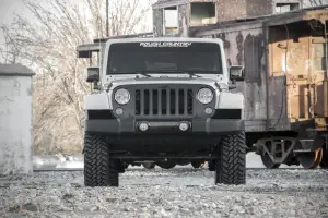 Rough Country - 67944 | Rough Country 2.5 Inch Lift Kit For Jeep Wrangler JK 2WD/4WD | 4 Door, M1R Monotube Shocks - Image 5