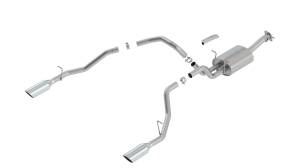 140753 | Borla ATAK Cat Back Exhaust System Angle-Cut Tips (2019-2024 Ram 1500 5.7L V8 2WD/4WD)