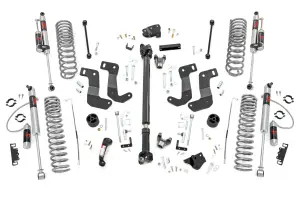 91244 | Rough Country 6 Inch Lift Kit For Jeep Gladiator JT 4WD | M1R Monotube Shocks