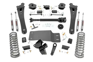 34230 | Rough Country 5 Inch Lift Kit For Ram 2500 4WD | 10 Bolt T-Case, Front Driveshaft