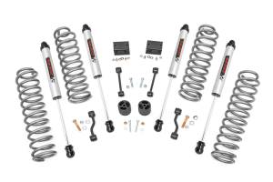 91344 | Rough Country 2.5 Inch Lift Kit For Jeep Wrangler JL 4WD | 2 Door, M1R Monotube Shocks