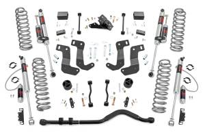 79244 | Rough Country 3.5 Inch Lift Kit For Jeep Wrangler 4xe 4WD | M1R Monotube Shocks