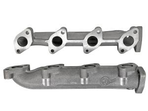 46-40124 | AFE Power BladeRunner Ported Ductile Iron Exhaust Manifolds (2008-2010 F250, F350 SUper Duty V8-6.4L td)