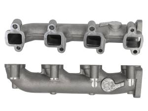 Afe - Advance Flow Engineering - 46-40024 | AFE Power BladeRunner Ported Ductile Iron Exhaust Manifolds (2001-2016 Silverado, Sierra 2500 HD, 3500 HD B8-6.6L (td) LLY, LBZ, LMM, LML) - Image 2