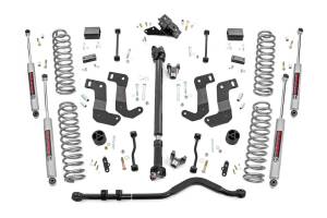 65444 | Rough Country 3.5 Inch Lift Kit For Jeep Wrangler Unlimited JL | 4 Door, Non-Rubicon, M1R Monotube Shocks