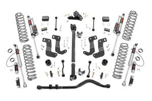 94144 | Rough Country 3.5 Inch Lift Kit For Jeep Wrangler JL Rubicon | 2 Door, M1R Monotube Shocks