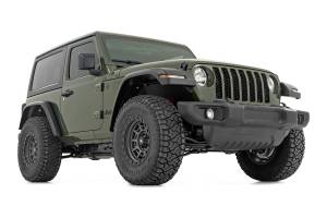 Rough Country - 94144 | Rough Country 3.5 Inch Lift Kit For Jeep Wrangler JL Rubicon | 2 Door, M1R Monotube Shocks - Image 2