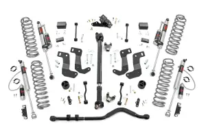 62744 | Rough Country 3.5 Inch Lift Kit For Jeep Wrangler JL | 2 Door, Non-Rubicon, M1R Monotube Shocks