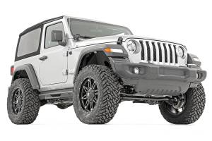 Rough Country - 94444 | Rough Country 3.5 Inch Lift Kit For Jeep Wrangler JL | 2 Door, M1R Monotube Shocks - Image 2